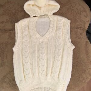 Hand knitted 2pc set